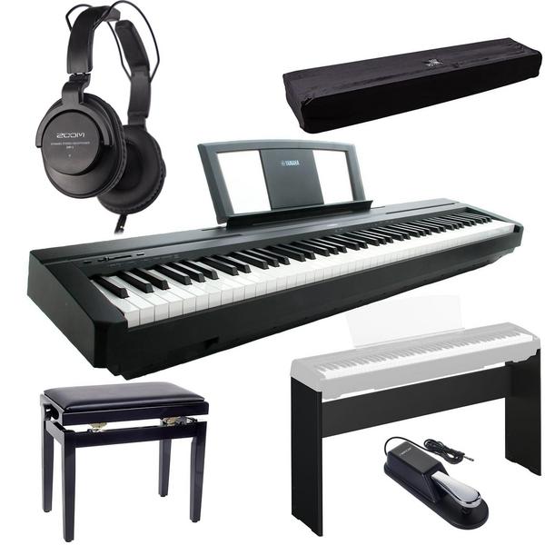 Цифровое пианино с аксессуарами Yamaha P-45 Black (Bundle 1)