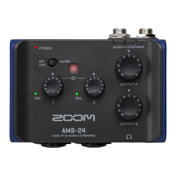 Аудиоинтерфейс Zoom AMS-24 петличный микрофон maono au 402l 3 5 mm jack совместим с android ios windows mac os