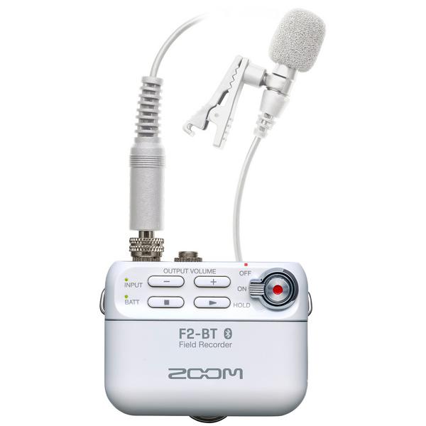 Портативный рекордер Zoom F2-BT White zoom f2 bt w полевой аудиорекордер bluetooth белый цвет