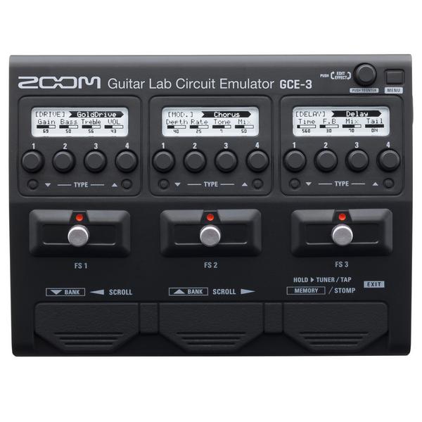 Гитарный процессор Zoom Гитарный интерфейс GCE-3 аудиоинтерфейс ltr jh 38 usb guitar link