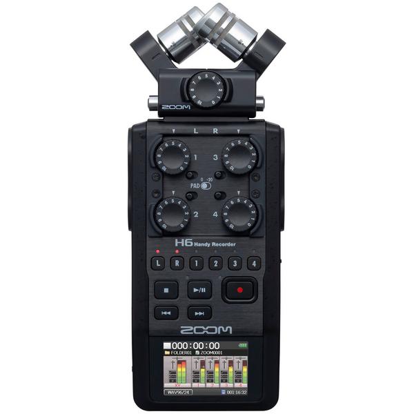 Портативный рекордер Zoom H6 Black, Профессиональное аудио, Портативный рекордер