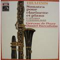 Винтажная виниловая пластинка BRAHMS - SONATES POUR CLARINETTE ET PIANO № 1 EN FA MINEUR, № 2 EN MI BEMOL MAJEUR (DANIEL BARENBOIM)