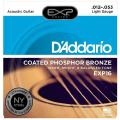 Гитарные струны D'Addario EXP16 (для акустической гитары)