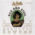Струны для акустической гитары La Bella 710-12M Silk & Steel