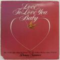 Винтажная виниловая пластинка LOVE TO LOVE YOU BABY (DONNA SUMMER)
