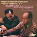 MOZART - SINFONIA CONCERTANTE, VIOLIN CONCERTOS NOS.1 & 3 (DAVID OISTRACH)