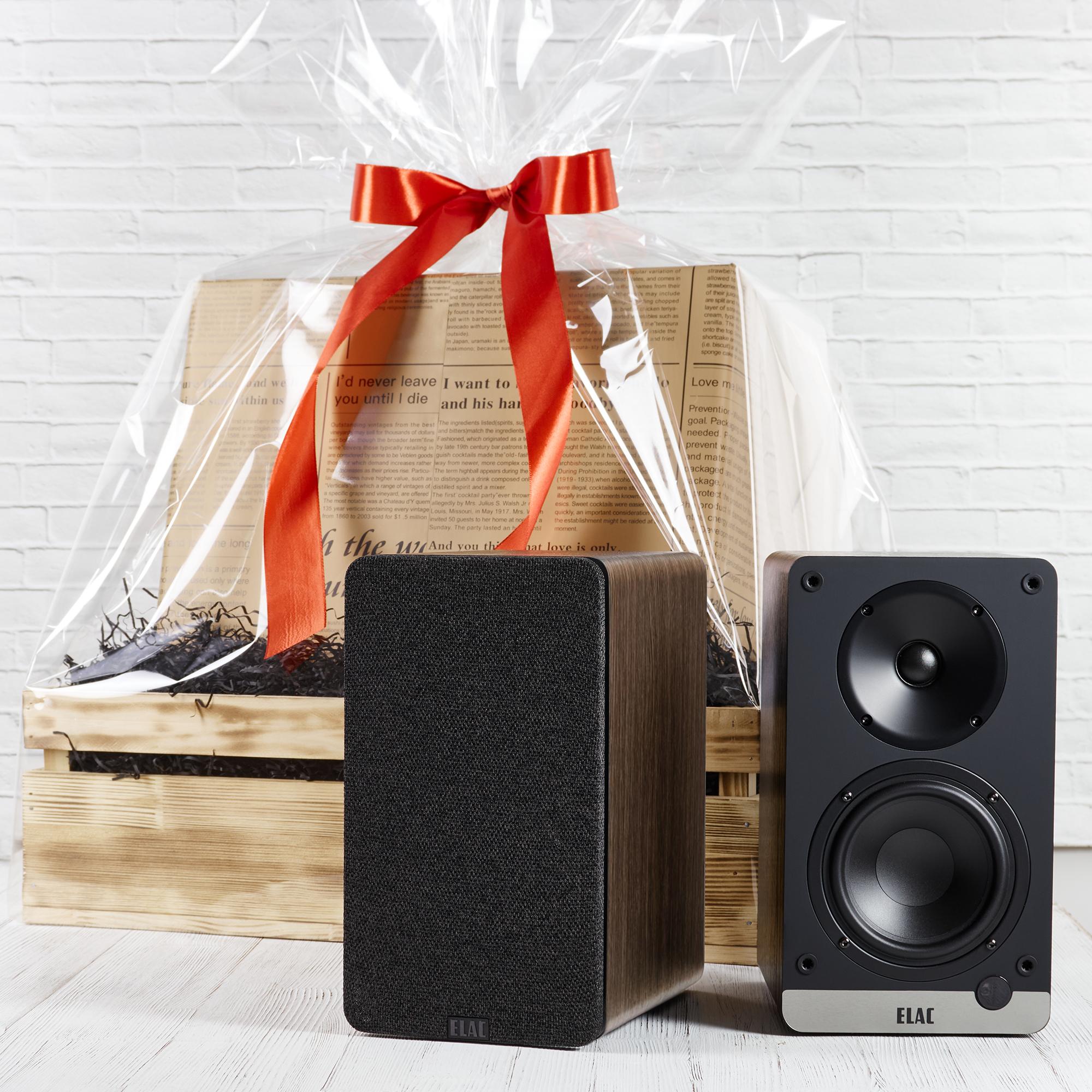 ELAC Debut ConneX DCB41 Walnut в подарочной упаковке c пластинкой