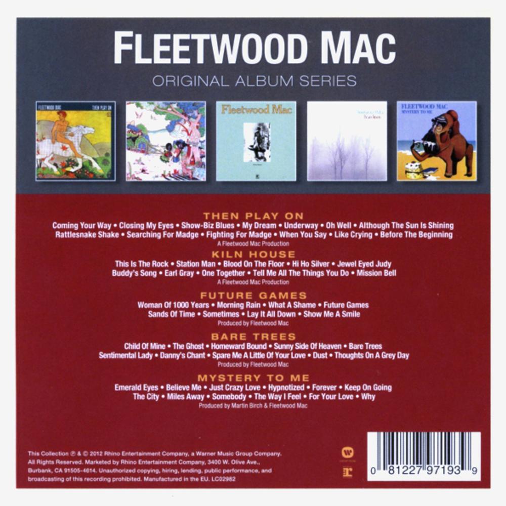 CD-диск FLEETWOOD MAC - ORIGINAL ALBUM SERIES (BOX SET, 5 CD