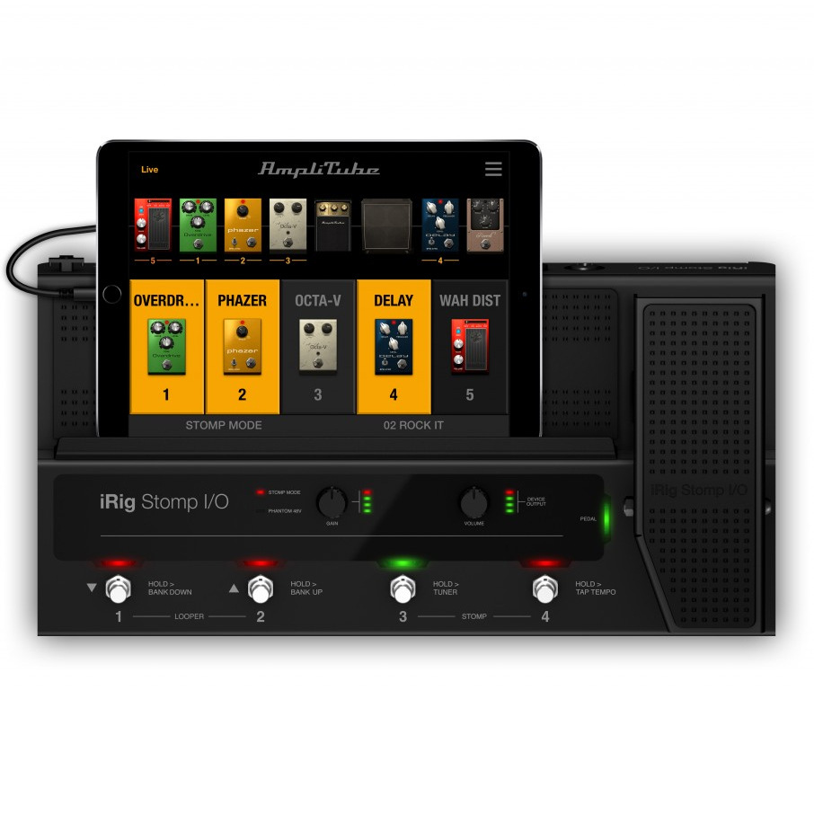 【美品】IK Multimedia iRig Stomp I/O IK Multimedia iRig Stomp I/O - гитарный процессор | Купить в