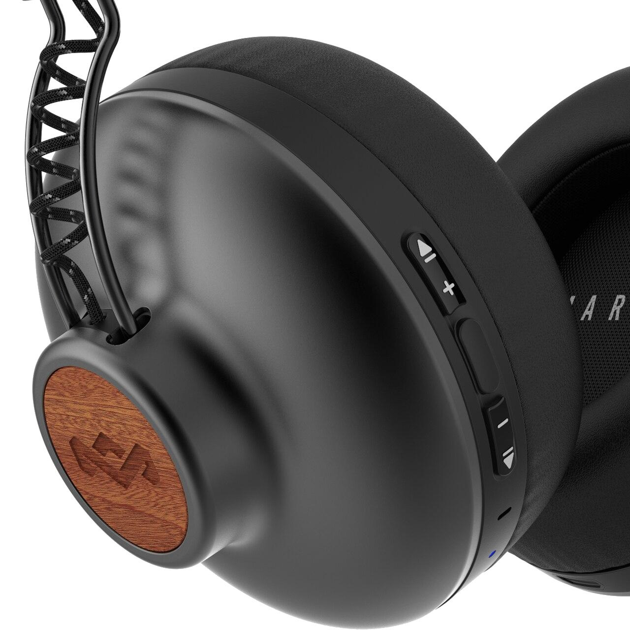 Наушники Marley Наушники беспроводные полноразмерные Positive Vibration XL Signature Black Наушники Marley Наушники беспроводные полноразмерные Positive Vibration XL Signature Black