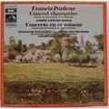 Винтажная виниловая пластинка POULENC - CONCERTO EN RE MINEUR POUR DEUX PIANOS ET ORCHESTRE, CONCERT CHAMPETRE POUR CLAVECIN ET ORCHESTRE (SOCIETE DES CONCERTS DU CONSERVATOIRE)