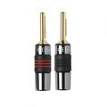 Разъем акустический типа "банан" QED Airloc Metal 4 mm Plug