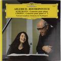Винтажная виниловая пластинка SCHUMANN - CONCERTO POUR PIANO; CHOPIN - CONCERTO POUR PIANO № 2 (ARGERICH, ROSTROPOVITCH)