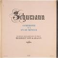 SCHUMANN - SYMPHONIE № 4 EN RE MINEUR (HERBERT VON KARAJAN) (MONO)