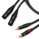 Кабель межблочный 2XLR-2RCA Radiotehnika Volna M02 (male) 1 m