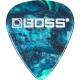 Медиатор BOSS BPK-12-OT Thin Ocean Turquoise (12 шт.)