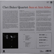 Виниловая пластинка CHET BAKER (QUARTET)-JAZZ AT ANN ARBOR (180 GR)