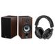 Полочная акустика ELAC Debut B6.2 Walnut + Radiotehnika TD01C Black