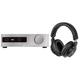 Стереоусилитель ELAC Discovery AMP DS-A101-G Silver + Radiotehnika TD01C Black