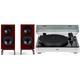 Стереокомплект ELAC Miracord 60 + ELAC Adsum ConneX DCB41 Black/Silver/Burgundy