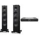 Стереокомплект KEF Q550 + Roksan Attessa Streaming Amplifier Black