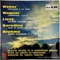 Винтажная виниловая пластинка WEBER - INVITATION A LA VALSE; WAGNER - TANNHAUSER (OUVERTURE); LISZT - DEUXIEME RAPSODIE HONGROISE; BORODINE - DANS LES STEPPES DE L'ASIE CENTRALE; BRAHMS - DANSES HONGROISES № 5 - № 6 (EDOUARD LINDENBERG)